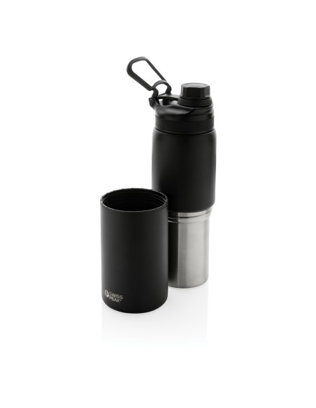 Botella SS con asa Swiss Peak 2 en 1