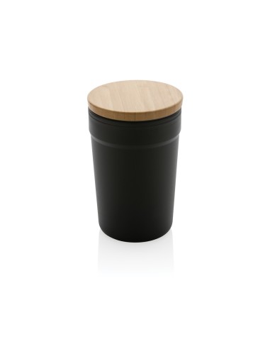 Taza GRS RPP con tapa de bambú