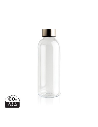 Botella de agua estanca con tapa metálica