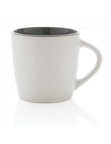 Taza de cerámica con interior de color
