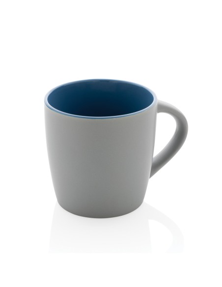 Taza de cerámica con interior de color