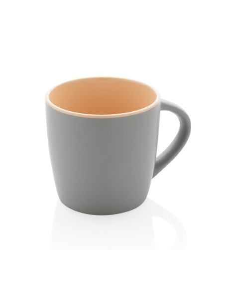 Taza de cerámica con interior de color
