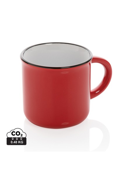 Taza de cerámica vintage
