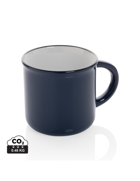 Taza de cerámica vintage
