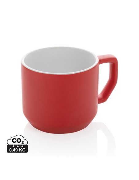 Taza de cerámica moderna