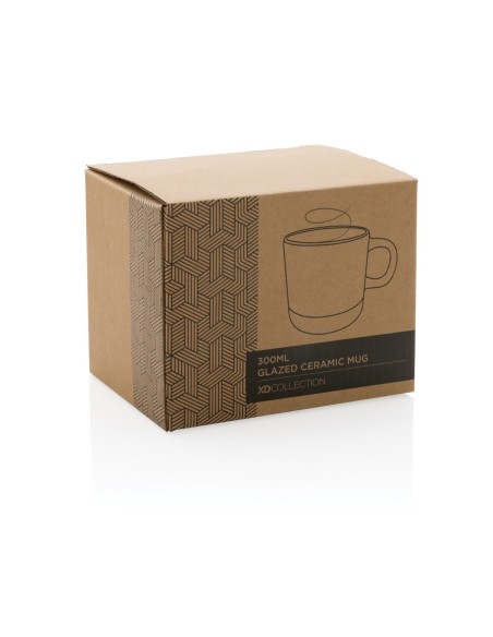 Taza de cerámica esmaltada
