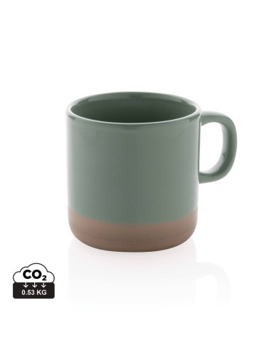 Taza de cerámica esmaltada