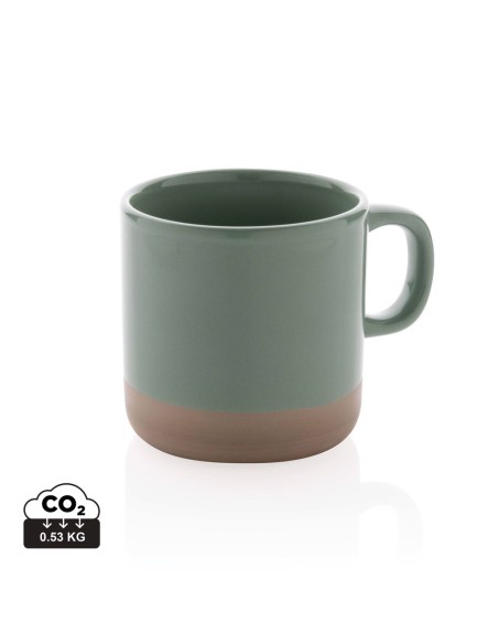 Taza de cerámica esmaltada