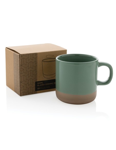 Taza de cerámica esmaltada