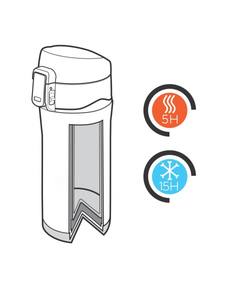 Taza al vacío de acero inoxidable reciclado RCS