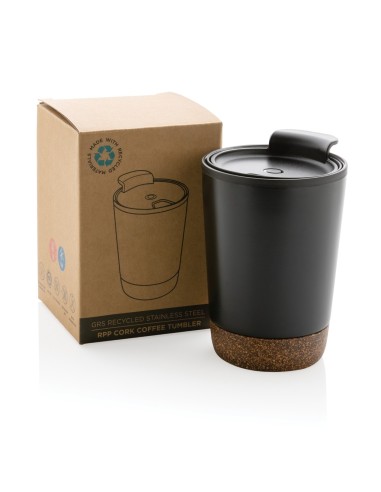 Taza de café de corcho y acero inoxidable GRS RPP