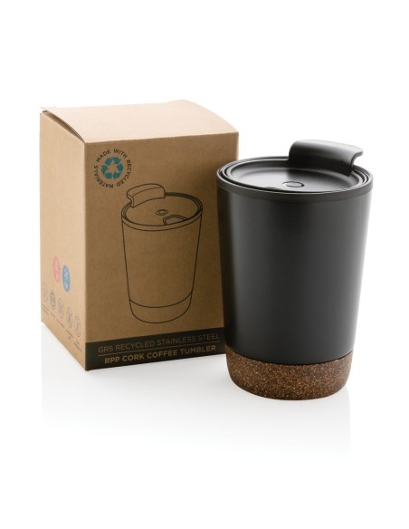 Taza de café de corcho y acero inoxidable GRS RPP