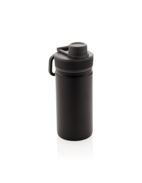 Botella de acero inoxidable al vacío con tapa deportiva 550m