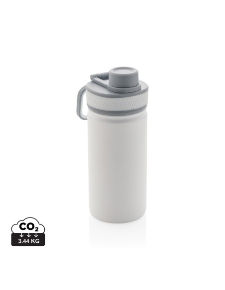 Botella de acero inoxidable al vacío con tapa deportiva 550m