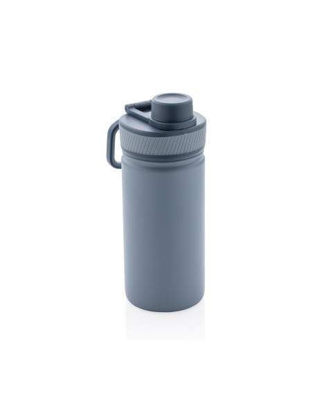 Botella de acero inoxidable al vacío con tapa deportiva 550m
