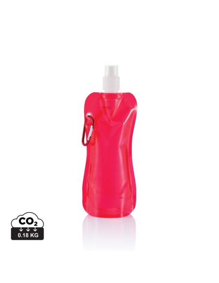 Botella de agua plegable