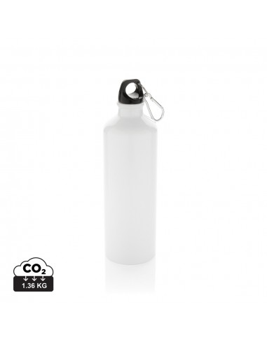 Botella de agua XL de aluminio con mosquetón