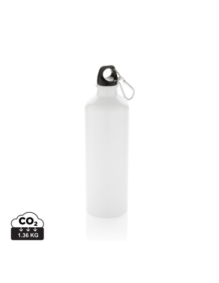 Botella de agua XL de aluminio con mosquetón