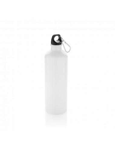Botella de agua XL de aluminio con mosquetón
