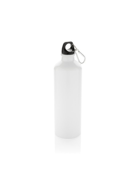 Botella de agua XL de aluminio con mosquetón