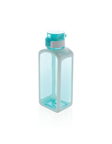Botella de agua Tritan cuadrada antigoteo