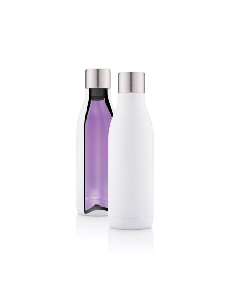 Botella de acero inoxidable al vacío con esterilizador UV-C