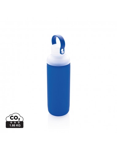 Botella de agua Glass con funda de silicona