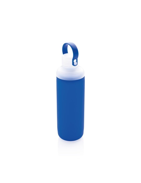 Botella de agua Glass con funda de silicona
