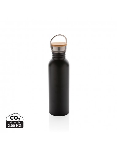 Botella moderna de acero inoxidable con tapa de...