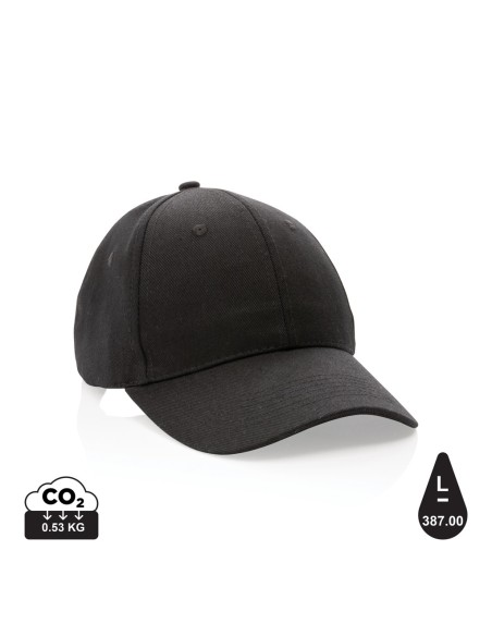 Gorra Impact 6 paneles 280gr de algodón reciclado