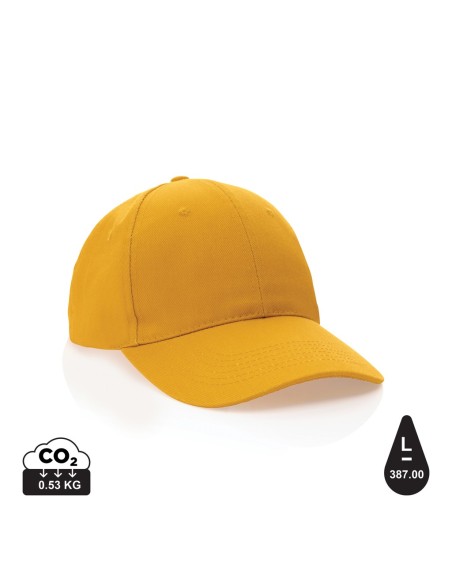 Gorra Impact 6 paneles 280gr de algodón reciclado