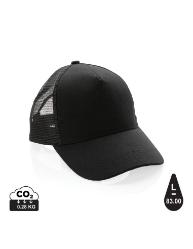 Gorra 5 paneles de algodón cepillado 190 gr...