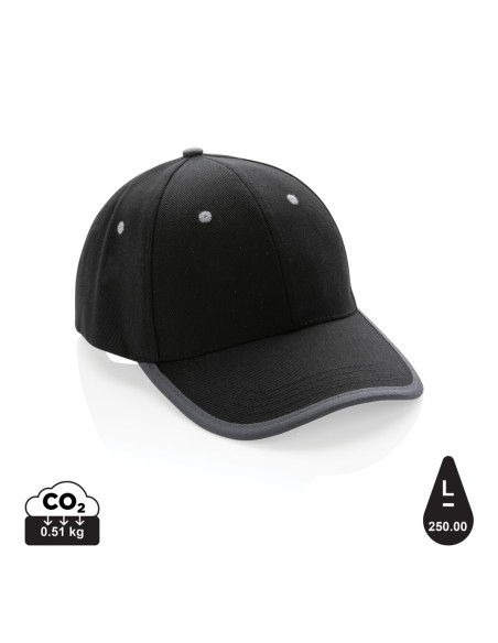 Gorra de 6 paneles de algodón cepillado 280gr Impact AWARE ™