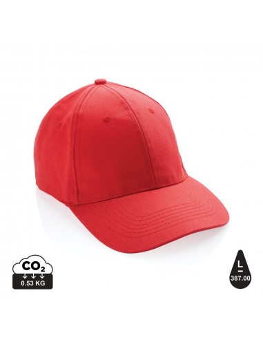Gorra Impact 6 paneles 280gr de algodón reciclado