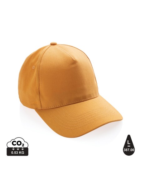 Gorra de algodón reciclado Impact 280gr con trazador AWARE™