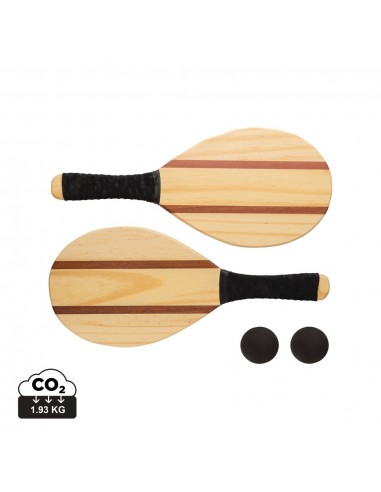 Set tenis madera