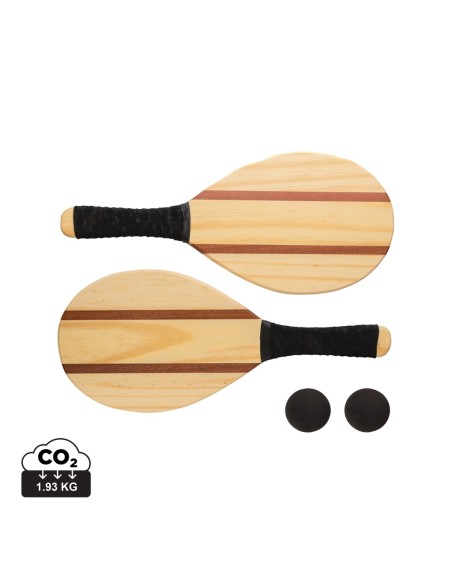Set tenis madera