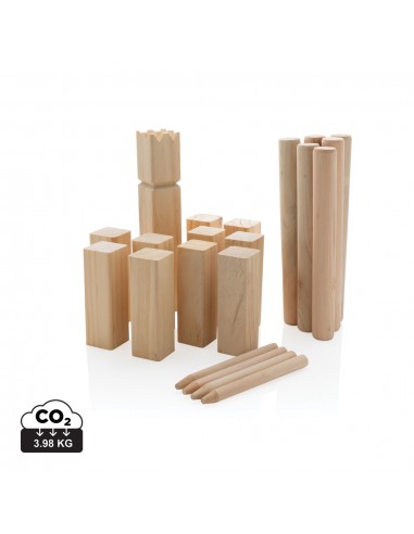 Juego kubb de madera