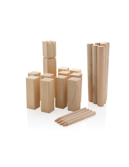 Juego kubb de madera