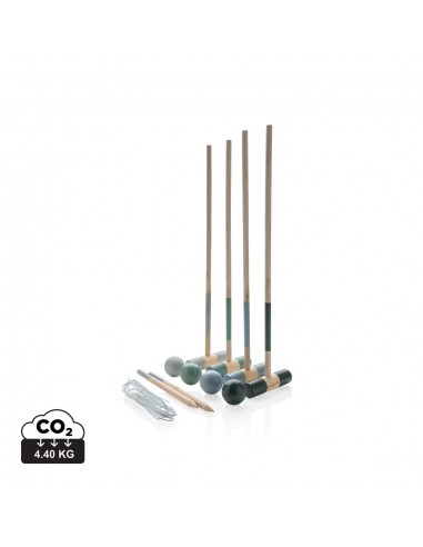 Juego croquet de madera