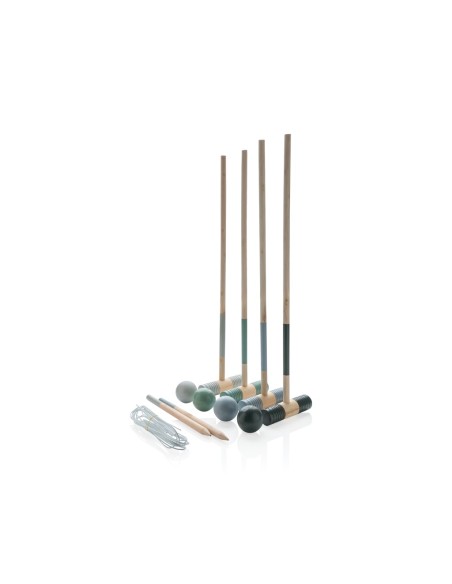 Juego croquet de madera