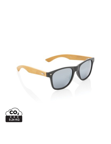 Gafas de sol de paja y bambú de trigo
