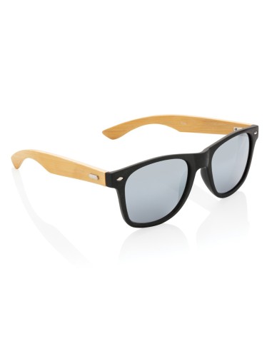 Gafas de sol de plástico reciclado bambú y RCS