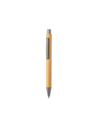 Bolígrafo fino de bambú de diseño