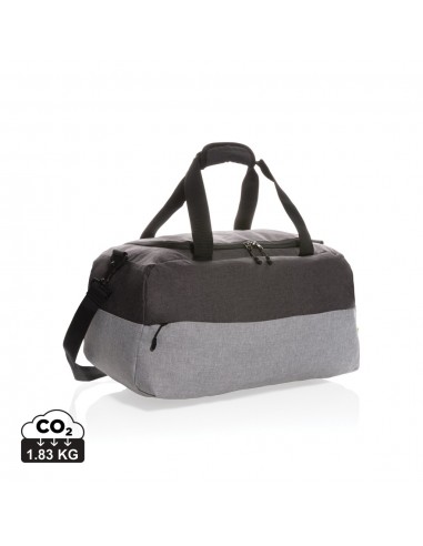 Bolsa de fin de semana Duo color RPET RFID sin PVC