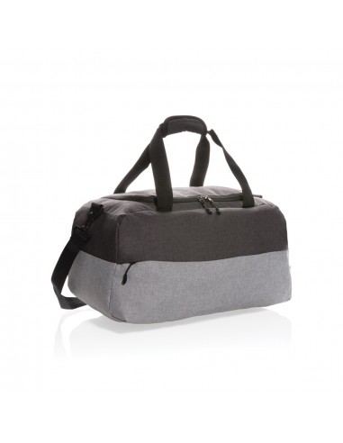 Bolsa de fin de semana Duo color RPET RFID sin PVC
