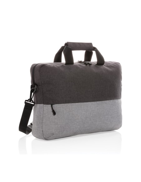 Maletín RFID para portátil 15.6" Duo color RPET sin PVC