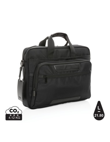 Maletín para portátil Swiss Peak AWARE ™ RPET...