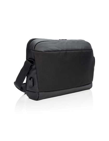 Maletín Madrid para portátil 15.6" USB y RFID sin PVC