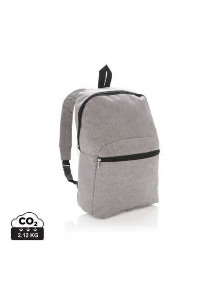 Mochila básica de dos tonos
